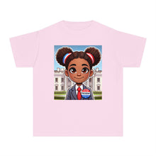 Youth - Future President Midweight Tee (African American / Black Girl)