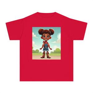 Youth - Cowgirl T-shirt (African American Cowgirl / Black Cowgirl)