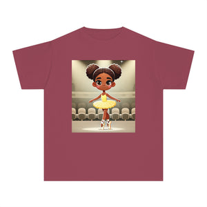 Youth - Powerful Ballerina T-Shirt for Black Girls