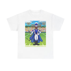 Adult - HBCU Drum Major T-Shirt (Blue, White, and Red)