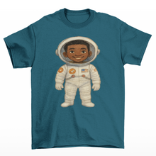 African American Boy Astronaut (Black Boy Astronaut) T-Shirt