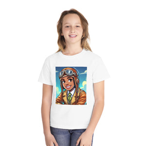 Black History Month T-Shirt for Kids - Bessie Coleman, Black History T-Shirt for Girls and Boys