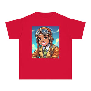 Black History Month T-Shirt for Kids - Bessie Coleman, Black History T-Shirt for Girls and Boys