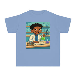 Future Scientist STEM T-Shirt for Boys (African American Boy / Black Boy)