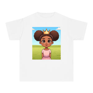 Youth - Young Queen Midweight T-Shirt (African American / Black Girl)