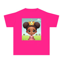 Youth - Young Amazing Queen Midweight T-Shirt (African American / Black Girl)