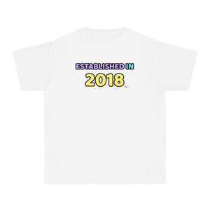 Back to School "Established in 2018" Age, Birthday, Grade, Girls T-shirt