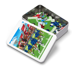 Jigsaw Puzzle with Tin