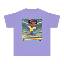 Youth - Incredible Girls Gymnastics T-Shirt (African American / Black Girl)