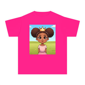 Youth - Young Queen Midweight T-Shirt (African American / Black Girl)