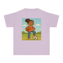 Back to School Soccer Student Athlete T-Shirt (African American / Black Girl)