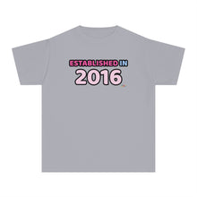 Back to School "Established in 2016" Age, Birthday, Grade, Girls T-shirt