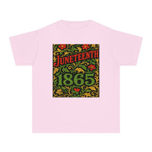 Juneteenth Floral T Shirt for Girls | Juneteenth 1865 Shirt | Black History Shirt for Kids | African American Pride Tee