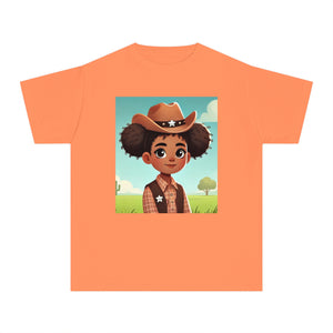 Youth - Cowgirl T-shirt (African American Cowgirl / Black Cowgirl)