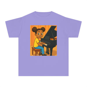 Black Girl Piano T-Shirt – Celebrate Music, Talent, and Representation