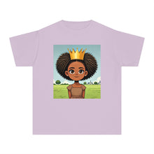 Youth - Young Princess Midweight T-Shirt (African American / Black Girl)