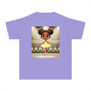 Youth - Powerful Ballerina T-Shirt for Black Girls