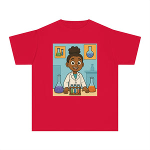 African American Girl Scientist T-Shirt (Black Girl Scientist)