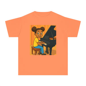 Black Girl Piano T-Shirt – Celebrate Music, Talent, and Representation