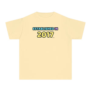 Back to School "Established in 2017" Age, Birthday, Grade, Girls T-shirt