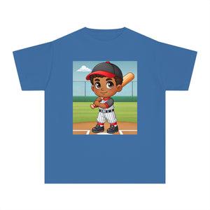 Youth - Baseball Player Midweight Tee