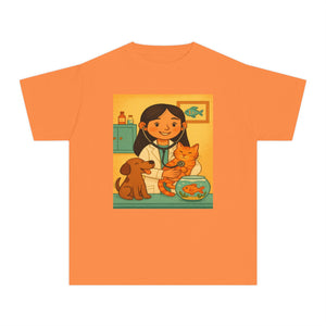 Asian American Veterinarian T-Shirt for GIrls