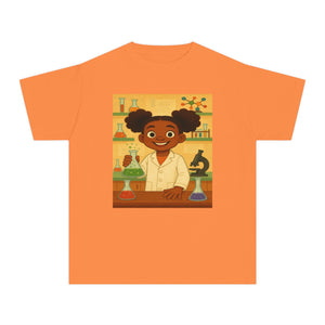 African American Girl Scientist T-Shirt (Black Girl Scientist)