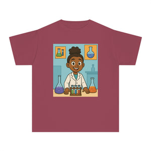 African American Girl Scientist T-Shirt (Black Girl Scientist)