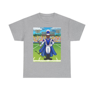 Adult - HBCU Drum Major T-Shirt (Blue, White, and Red)