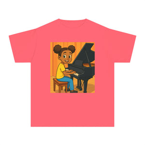 Black Girl Piano T-Shirt – Celebrate Music, Talent, and Representation