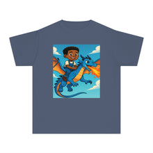 Fire Dragon T-Shirt for Boys (African American Boy / Black Boy)