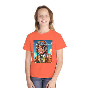 Black History Month T-Shirt for Kids - Bessie Coleman, Black History T-Shirt for Girls and Boys