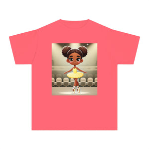 Youth - Powerful Ballerina T-Shirt for Black Girls