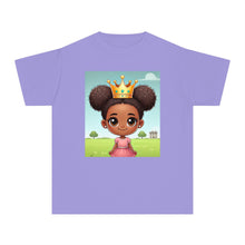 Youth - Young Amazing Queen Midweight T-Shirt (African American / Black Girl)