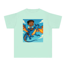 Fire Dragon T-Shirt for Boys (African American Boy / Black Boy)