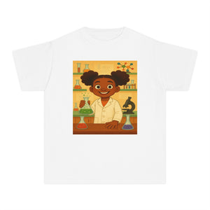 African American Girl Scientist T-Shirt (Black Girl Scientist)