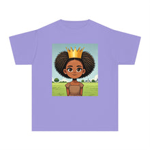 Youth - Young Princess Midweight T-Shirt (African American / Black Girl)