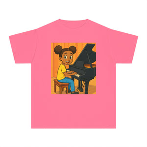 Black Girl Piano T-Shirt – Celebrate Music, Talent, and Representation