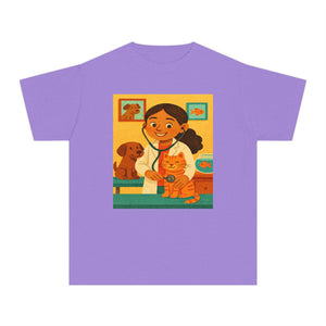 Hispanic Veterinarian T-Shirt for GIrl (Latina Veterinarian)