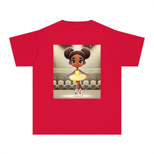 Youth - Powerful Ballerina T-Shirt for Black Girls