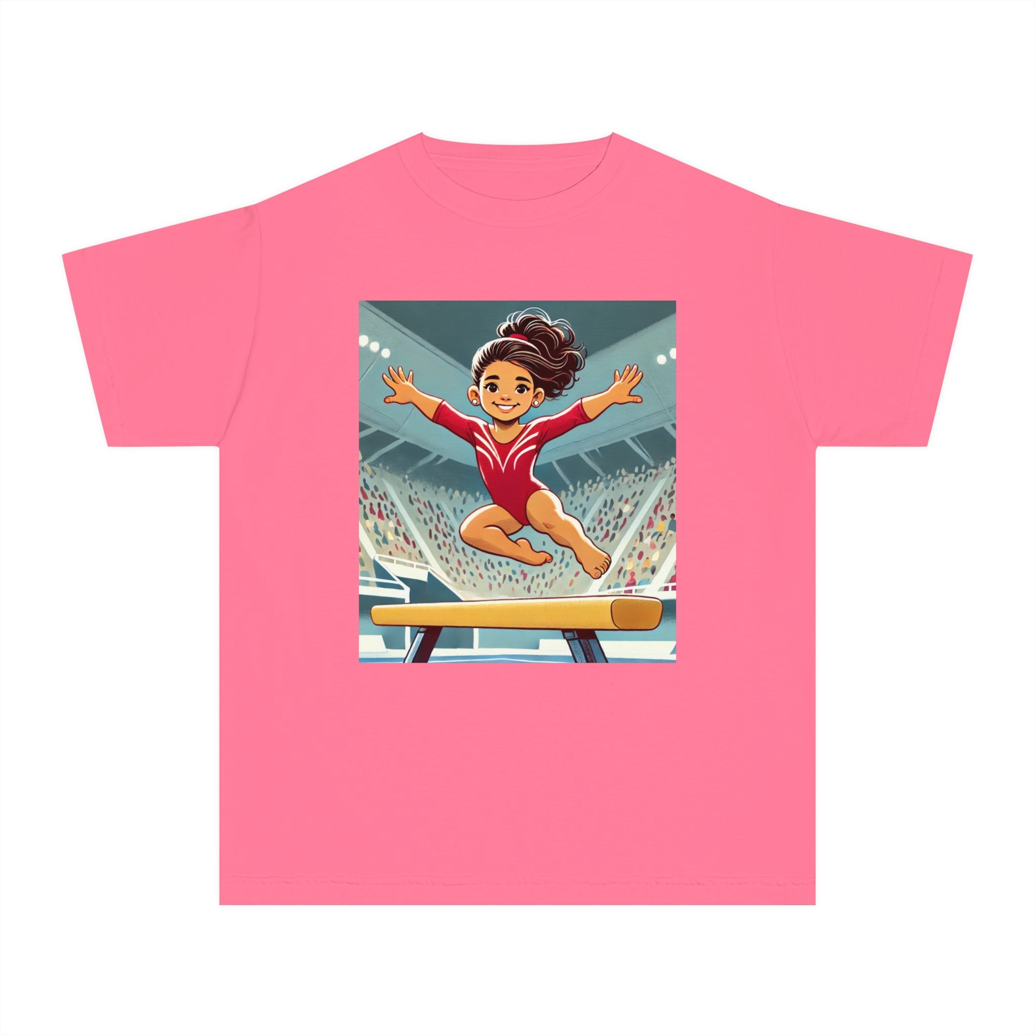 Youth - Amazing Girls Gymnastics T-Shirt (Latina / Hispanic Girl)