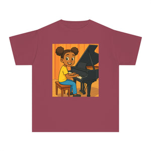 Black Girl Piano T-Shirt – Celebrate Music, Talent, and Representation