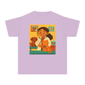 Hispanic Veterinarian T-Shirt for GIrl (Latina Veterinarian)
