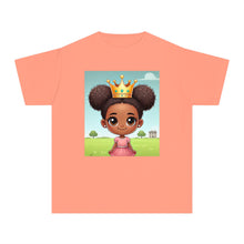 Youth - Young Amazing Queen Midweight T-Shirt (African American / Black Girl)