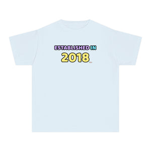 Back to School "Established in 2018" Age, Birthday, Grade, Girls T-shirt