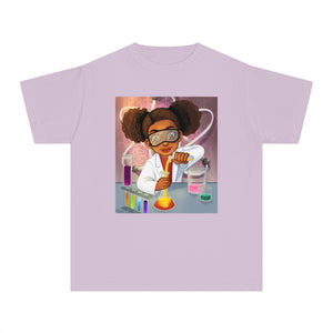 Youth - Future Scientist Midweight T-Shirt (African American / Black Girl)