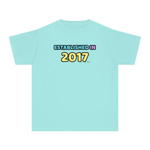 Back to School "Established in 2017" Age, Birthday, Grade, Girls T-shirt