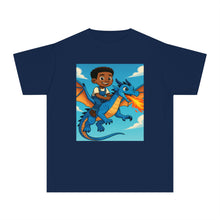 Fire Dragon T-Shirt for Boys (African American Boy / Black Boy)
