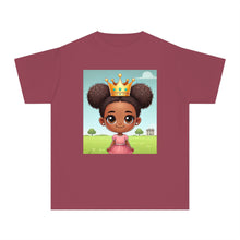 Youth - Young Amazing Queen Midweight T-Shirt (African American / Black Girl)