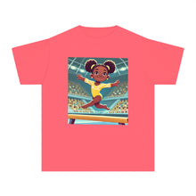 Youth - Incredible Girls Gymnastics T-Shirt (African American / Black Girl)